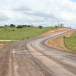 Obras de pavimentação da rodovia Carira/Glória avançam  - Trecho no município de Carira / Fotos: Ascom/DER