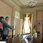 Governador recebe no PMOC a seguidora número 1.000 de seu Twitter -