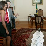 Governador recebe no PMOC a seguidora número 1.000 de seu Twitter -