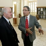 Governador recebe maestro e autoridades em visita ao Palácio-Museu Olímpio Campos