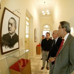 Governador recebe maestro e autoridades em visita ao PalácioMuseu Olímpio Campos - O governador Marcelo Déda e o maestro paulista