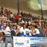 Estudantes festejam abertura da seletiva dos Jogos da Primavera - A aluna Daiane Leite