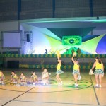 Estudantes festejam abertura da seletiva dos Jogos da Primavera - A aluna Daiane Leite