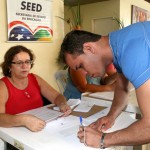 Servidores da Educação comemoram ingresso no serviço público - Fotos: Juarez Silveira/Seed