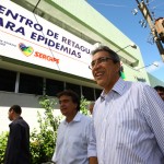 Governador e ministro da Saúde inauguram Centro de Retaguarda em Epidemias -