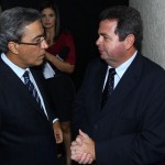 Governador prestigia comemoração pelos 35 anos da TV Atalaia  - O empresário Válter Franco e o governador Marcelo Déda