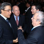 Governador prestigia comemoração pelos 35 anos da TV Atalaia  - O empresário Válter Franco e o governador Marcelo Déda