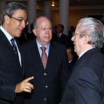 Governador prestigia comemoração pelos 35 anos da TV Atalaia  - O empresário Válter Franco e o governador Marcelo Déda