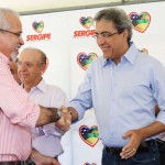 Déda assina ordem de serviço para revitalização do Parque dos Cajueiros - Governador concede entrevista à imprensa