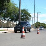 Calçadas e ciclovias estão sendo concretadas na rodovia João Bebe Água -