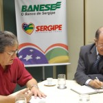 Banese e Emdagro discutem novos procedimentos na área de crédito rural  - Dirigentes da Emdagro e do Banese discutem ações na área de crédito rural / Fotos: Ascom/Banese
