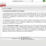 Controladoria Geral do Estado lança portal ‘Transparência Sergipe’ -