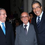 Governador prestigia comemoração pelos 35 anos da TV Atalaia  - O empresário Válter Franco e o governador Marcelo Déda