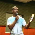 técnica administrativa e participante do evento