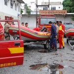 Bombeiros de SE já estão em Alagoas e ajudam no resgate às vítimas da chuva -