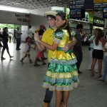 Marinetes e recepção no aeroporto dão o tom do São João em SE  - Foto: Ascom/Emsetur