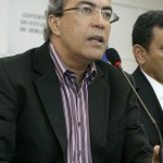 Déda apresenta o vice Belivaldo como o novo secretário de Educação - Fotos: Marcos Rodrigues/ASN
