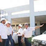 Secretário da Infraestrutura visita obras do Presídio Feminino em Socorro - Inspeção foi acompanhada pelo secretário de Estado da Justiça e da Cidadania