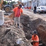 Governo do Estado executa obras em ruas do bairro Industrial - Fotos: Mario Sousa/Seinfra