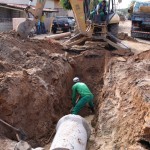 Governo do Estado executa obras em ruas do bairro Industrial - Fotos: Mario Sousa/Seinfra