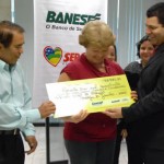 Parceria do Banese e Icatu Hartford premia mais um cliente do título de capitalização - Fotos: Janaína Santos/Banese