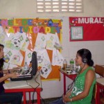 Rede QualiVida intensifica atividades na Escola Amiga da Voz Nossa Senhora da Piedade - Estudante da UFS faz pesquisa