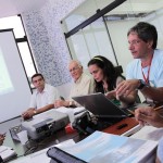 Relatório da elaboração do Plano Estadual de bacias é discutido entre técnicos - Fotos: Arthur Soares/Semarh