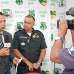 Polícia de Estância apresenta autor de incêndios criminosos - O desempregado Klintes Kley de Oliveira Santos / Fotos: Jadilson Simões/SSP