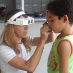 Saúde realiza exames para detecção do tracoma no interior do estado - O exame ocular foi feito na própria escola / Fotos: Ascom / SES