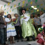 Forró anima pacientes e funcionários do Centro de Oncologia do Huse -