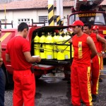 Bombeiros de SE já estão em Alagoas e ajudam no resgate às vítimas da chuva -