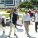 Déda e Edvaldo inauguram a Praça Missionária Zilda Arns - Fotos: Marcos Rodrigues/ASN