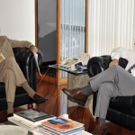Déda reúnese com Temporão para reforçar aumento dos repasses à Saúde  - O governador Marcelo Déda em audiência com o ministro José Gomes Temporão