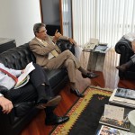 Déda reúnese com Temporão para reforçar aumento dos repasses à Saúde  - O governador Marcelo Déda em audiência com o ministro José Gomes Temporão