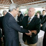Governador recepciona o ministro Benjamin Zymler do TCU no Palácio de Veraneio -