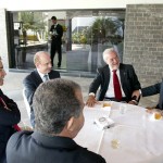 Governador recepciona o ministro Benjamin Zymler do TCU no Palácio de Veraneio -