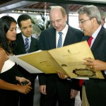 Governador recepciona o ministro Benjamin Zymler do TCU no Palácio de Veraneio -