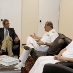 Governador recebe comandante do 2º Distrito Naval  -