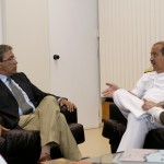 Governador recebe comandante do 2º Distrito Naval  -