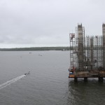 Obras da Ponte Gilberto Amado avançam sobre o rio Piauí -