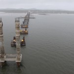 Obras da Ponte Gilberto Amado avançam sobre o rio Piauí -