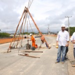 Obras da Ponte Gilberto Amado avançam sobre o rio Piauí -