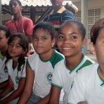 Alunos da rede estadual comemoram reforma e ampliação de escola no Coqueiral - Fotos: Juarez Silveira/Seed