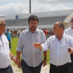 Vicegovernador vistoria obras do Estádio Presidente Médici em Itabaiana - Fotos: Wellington Barreto/ASN