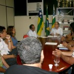 Secretário de Educação recebe Sintrase em reunião - Fotos: Ascom/Seed