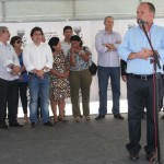Alunos festejam reforma e ampliação do Colégio Estadual Poeta José Sampaio - A quadra de esportes também foi reformada