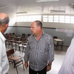 Belivaldo Chagas vistoria escolas estaduais de Simão Dias  -
