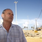 Belivaldo visita obras de drenagem e pavimentação na Caueira - O comerciante João Evangelista Carvalho