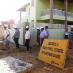 Belivaldo visita obras de drenagem e pavimentação na Caueira - O comerciante João Evangelista Carvalho