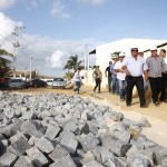 Belivaldo visita obras de drenagem e pavimentação na Caueira - O comerciante João Evangelista Carvalho